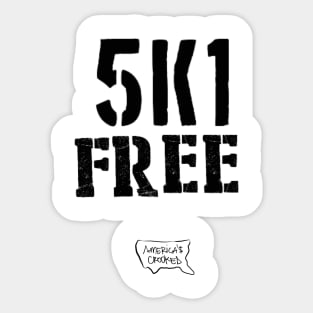 5K1 Free Sticker